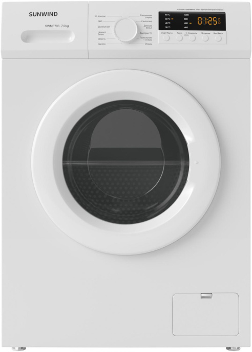 Стиральная машина SunWind SWME703 класс: A++ загр.фронтальная макс.:7кг белый