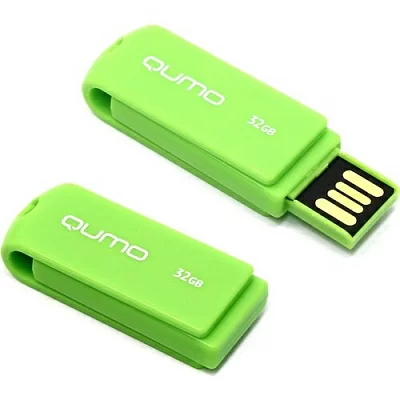 Накопитель Qumo Twist QM32GUD-TW-Pistachio USB2.0 Flash Drive 32Gb (RTL)