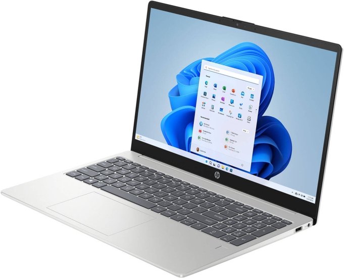 Ноутбук HP Laptop 15-fd0154wm BZ1W9UA 15.6" 1920 x 1080, IPS, 60 Гц, сенсорный,Intel Core i5 1334U, 8 ГБ DDR4, SSD 512 ГБ, видеокарта встроенная, Windows 11H, цвет крышки серебристый