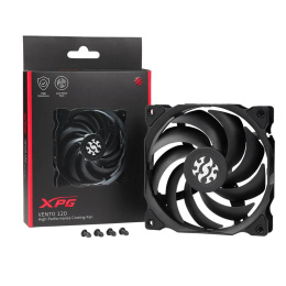Вентилятор 120mm ADATA XPG VENTO 120 VENTO120-BKCWW 3-pin, 120x120x25mm, 1200об/мин, 23 дБ Black
