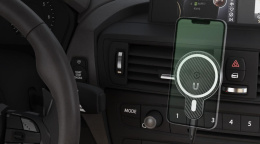 NONAME Держатель Uzay магнитный беспров.з/у. черный для смартфонов UZ-MA-20-BK