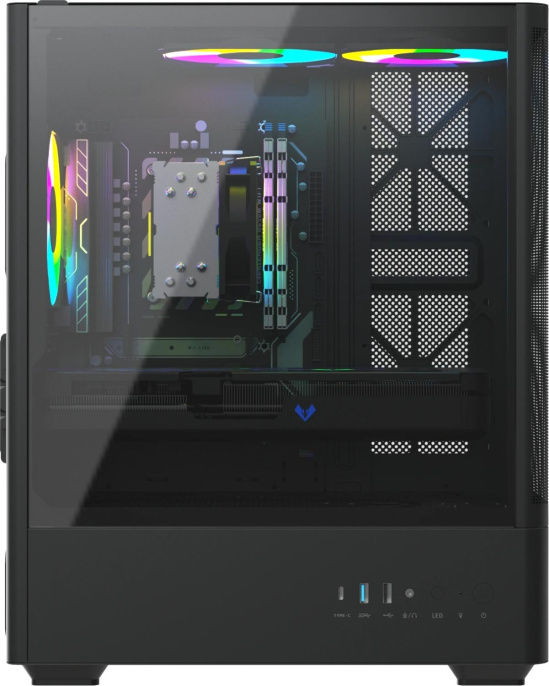 ПК Teclast G03 Ryzen 5 7500F 3.7 32Gb SSD1Tb RTX5060TI 8Gb Windows 11 Pro GbitEth WiFi BT 500W черный G03 7500F32G1T5060T8BKRU