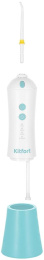 Ирригатор KitFort КТ-2958-3 цвет:бирюзовый и белый