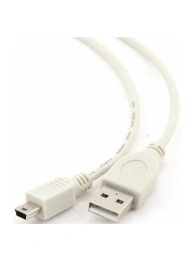 Bion Кабель интерфейсный USB 2.0 AM/miniBM, 1.8м, белый [BXP-CC-USB2-AM5P-018]