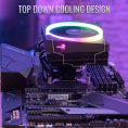 Устройство охлаждения кулер Aerocool Cylon 3H, 4-pin, ARGB, 120мм, черный, retail [cylon 3h argb pwm 4p]