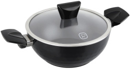 Кастрюля 2л Rondell Brilliance RDA-771,  алюминиевая, с крышкой