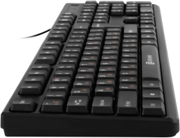 Клавиатура Oklick 100M HW3, проводная, USB, мембранная, черный [654570]