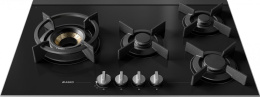 Газовая варочная панель ASKO/ Арт. 741476 Газовая варочная панель ASKO, 4 зоны,материал стеклокерамика,кольцо для вока-чугун,электроподжиг,конфорка Fusion ,цвет черный HG8843BGB1