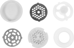 Мясорубка Panasonic MK-GX1700WTQ 1700Вт белый/серебристый