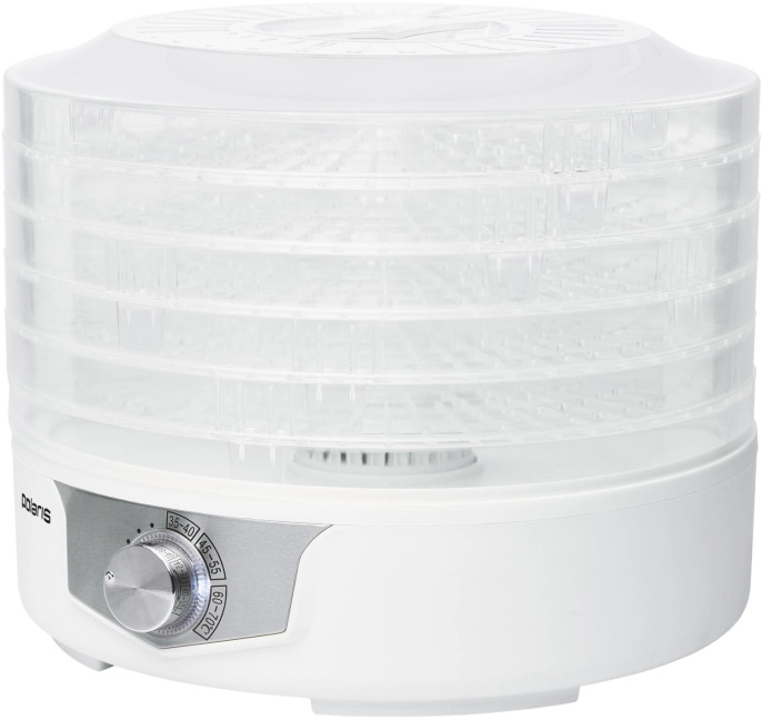 Сушилка для овощей и фруктов POLARIS PFD 2805, белый, 5 поддонов
