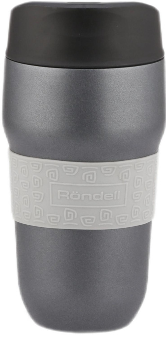 Термокружка для напитков Rondell Filigran RDS-1897 0.32л. темно-серый картонная коробка