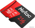 Флеш карта microSDXC 256GB Netac NT02P500PRO-256G-S P500 Extreme Pro A1 w/o adapter