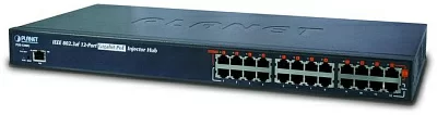 инжектор PLANET 12-Port 802.3at Managed Gigabit Power over Ethernet Injector Hub (full power - 200W)
