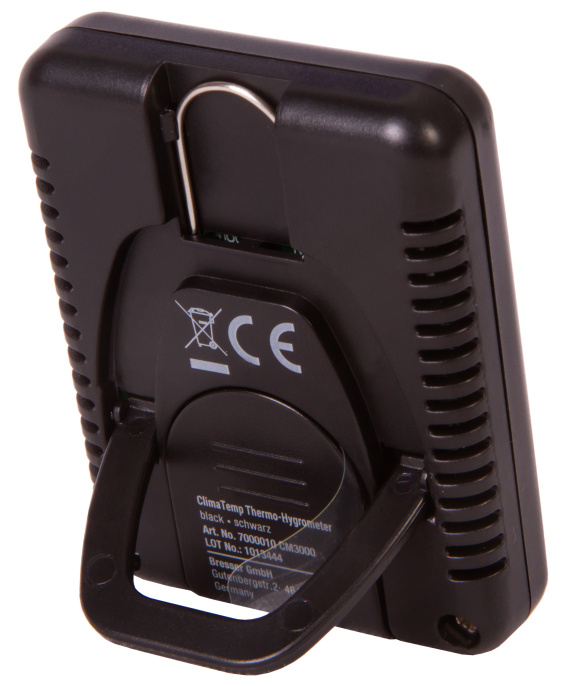 Гигрометр и термометр Bresser Temeo Hygro, набор 3 шт., черный