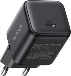 Сетевое зарядное Ugreen X513 55531 для телефонов/для планшетов, USB Type-C, 30 Вт, быстрая зарядка, без кабеля