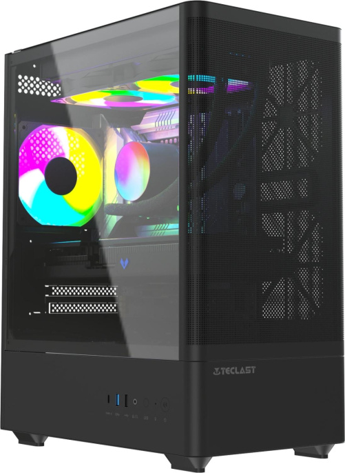ПК Teclast G03 i5 14600KF 3.5 32Gb SSD1Tb RTX5060TI 16Gb Windows 11 Pro GbitEth WiFi BT 650W черный G03 14600KF32G1T5060T16BKRU