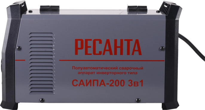 Сварочный полуавтомат Ресанта САИПА-200 инвертор MIG-MAG/ММА/TIG 5.6кВт (65/234)