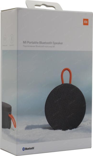 Колонка портативная Xiaomi Mi Portable Bluetooth Speaker, 4Вт, черный [bhr4802gl]