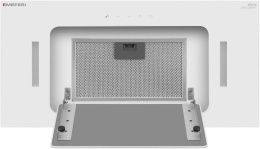Вытяжка встраиваемая Meferi Inbox glass comfort 60wh белый управление: сенсорное 1 мотор (INBOX60WH GLASS COMFORT)