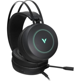 RAPOO Игровая гарнитура проводная VH160-BL Virtual 7.1, цвет - черный (19973)