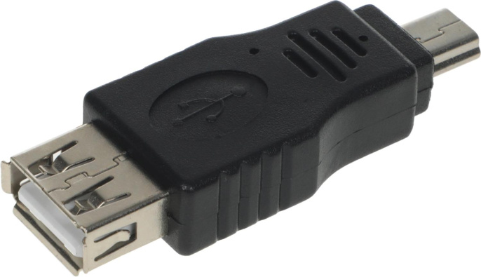 Переходник Ningbo mini USB B m USB A f (28191558)