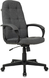 Кресло руководителя Бюрократ CH 002, ткань, до 120кг, серый