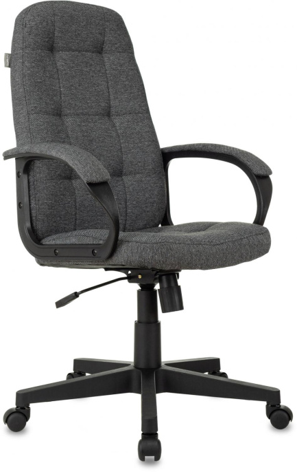 Кресло руководителя Бюрократ CH 002, ткань, до 120кг, серый