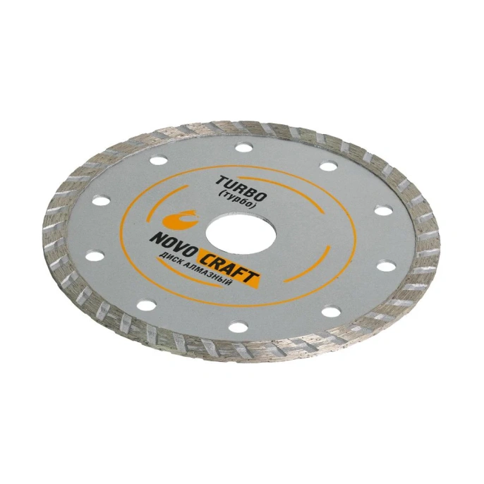 Диск алмазный отрезной по бетону TURBO 150x22.23x2.2 мм, 1 шт NOVOCRAFT TUR150222322