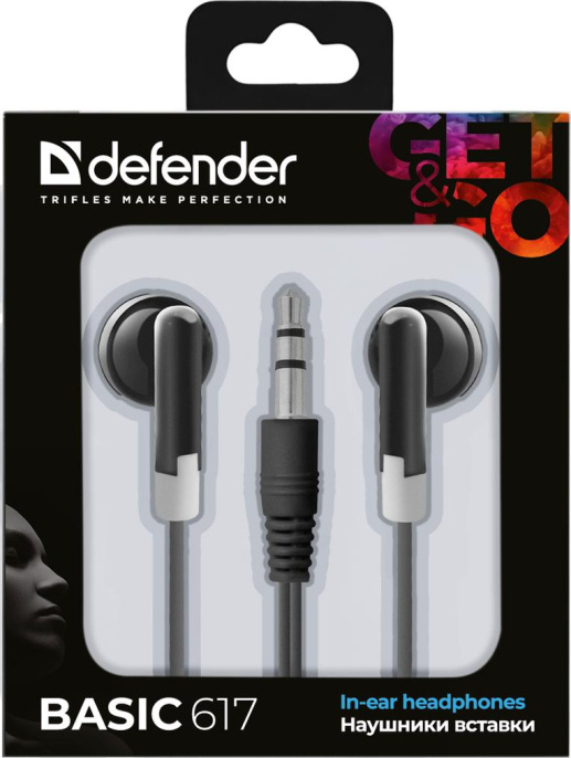 Нaушники BASIC 617 BLACK 63617 DEFENDER