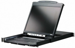KVM консоль ATEN 19" Dual Rail LCD Console PS/2-USB, VGA CL5800N-ATA-RG
