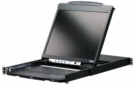 KVM консоль ATEN 19" Dual Rail LCD Console PS/2-USB, VGA CL5800N-ATA-RG