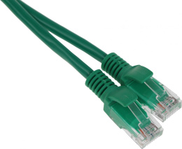 Патч-корд PREMIER PP12-0.5M/G литой (molded), UTP, кат.5E, 0.5м, 4 пары, 26AWG,  алюминий омедненный,  многожильный,  зеленый