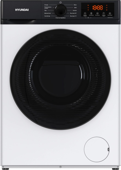 Стиральная машина Hyundai WME7215 класс: A загр.фронтальная макс.:7кг белый инвертор