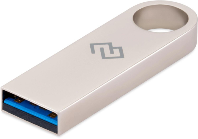 Флешка USB Digma DRIVE3 512ГБ, USB3.0, серебристый [dgful512a30sr]