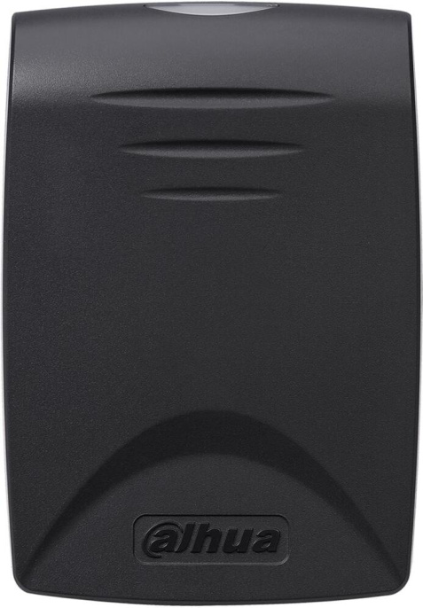 Считыватель Dahua DHI-ASR1100B водонепроницаемый; главный процессор: 8 бит; поддержка протоколов RS485, Wiegand34; Mifare: 13,56 МГц; EM-ID; функция сторожевого таймера; световой индикатор красного, зеленого и синего свечения