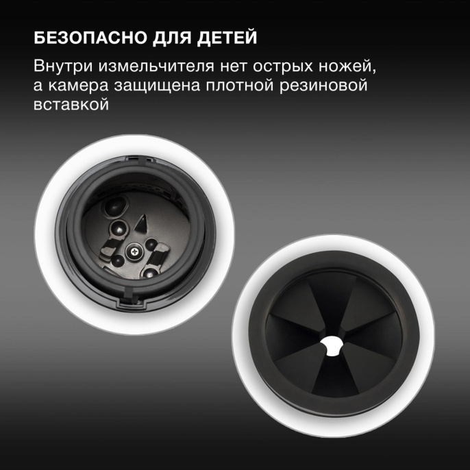 Измельчитель Hyundai HFWD 12560 560Вт черный/черный