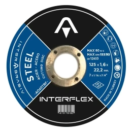 Круг отрезной по металлу 125х1.6х22.23 мм Interflex 4687202817832
