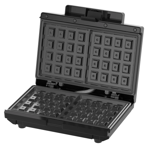 Электрическая вафельница RAGEX R728-000, венские вафли, 750Вт, цвет: 000 черная