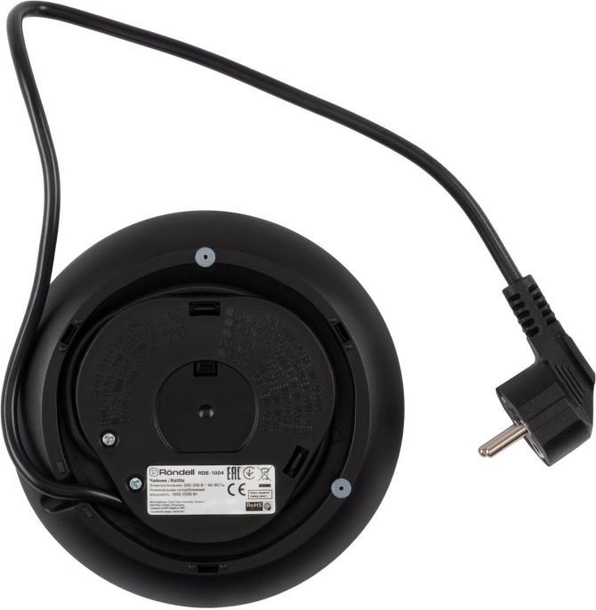 Чайник электрический Rondell RDE-1004, 1.7л, стекло/металл