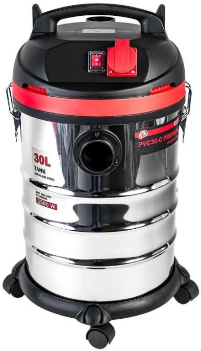 Строительный пылесос P.I.T. PVC30-C, серебристый