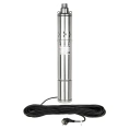 Винтовой насос Jemix 3,5-QGB-1-40M Ø 89 мм (3.5"), кабель 25 м, мощность 370 Вт, макс. напор 95 м, ном. напор 40 м, при 1.2 куб.м/ч, встроенный блок управления, болты крепления корпуса нержавеющая сталь ВН-3,5-95-27