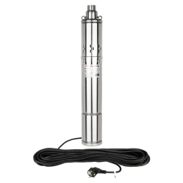 Винтовой насос Jemix 3,5-QGB-1-40M Ø 89 мм (3.5"), кабель 25 м, мощность 370 Вт, макс. напор 95 м, ном. напор 40 м, при 1.2 куб.м/ч, встроенный блок управления, болты крепления корпуса нержавеющая сталь ВН-3,5-95-27