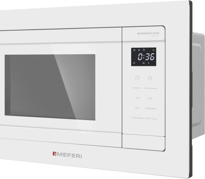 Микроволновая печь Meferi MMO6020WH 20л. 800Вт белый встраиваемая