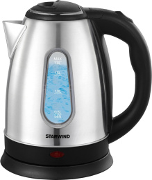 Чайник электрический StarWind SKS2100, 1.8л, металл
