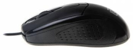 Мышь проводная Oklick 305M, оптическая, USB, 1000dpi, черный [412850]