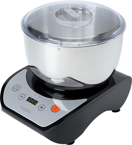 Тестомесильная машина RAGEX R2001, 5 л., 550 Вт, цвет: 000 (черная)