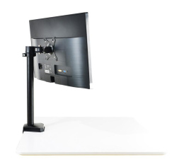 Кронштейн для мониторов ЖК Buro M3, до 27", до 9кг, крепление к столешнице, поворот и наклон, черный