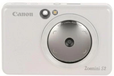 Фотоаппарат Canon Zoemini S2 ZV-223 белый 8Mpix microSDXC 30minF/Li-Ion
