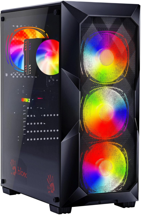 ПК Bloody BD-PC RB55C1 MT Ryzen 5 5600X 3.7 16Gb SSD1Tb RTX4060 8Gb Windows 11 Home 64 GbitEth 500W черный RUS 2107145