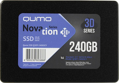 QUMO SSD 240GB Novation TLC Q3DT-240GSCY {SATA3.0}